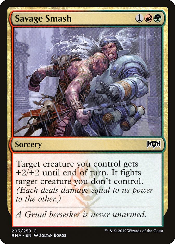 Savage Smash [Ravnica Allegiance] | Tables and Towers