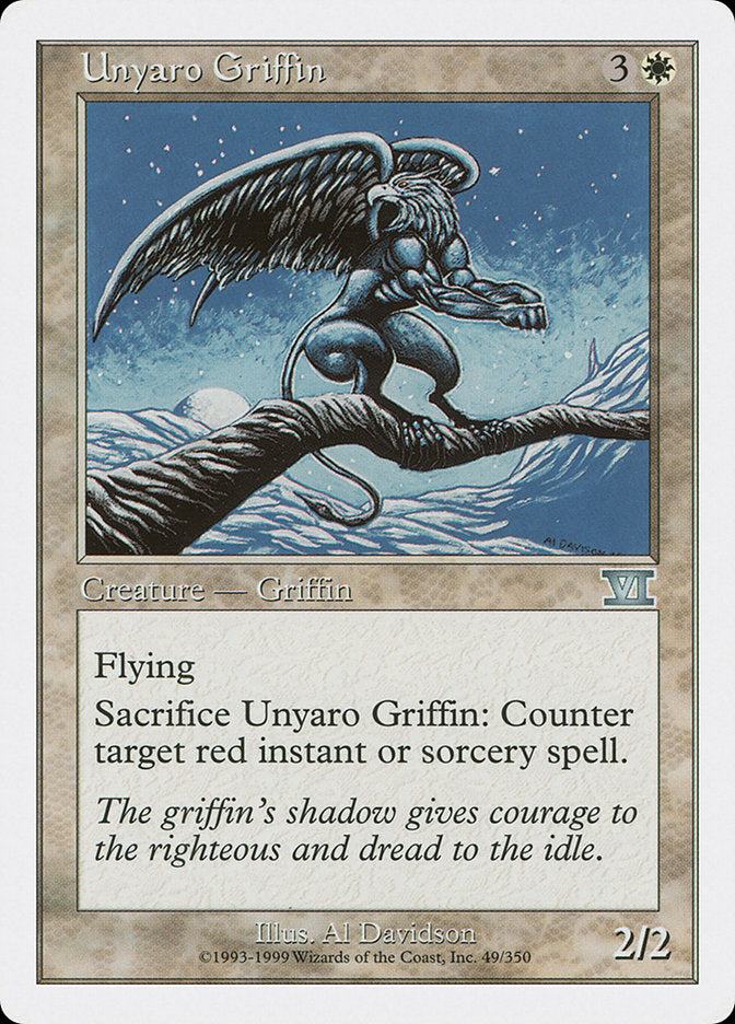 Unyaro Griffin [Classic Sixth Edition] | Tables and Towers