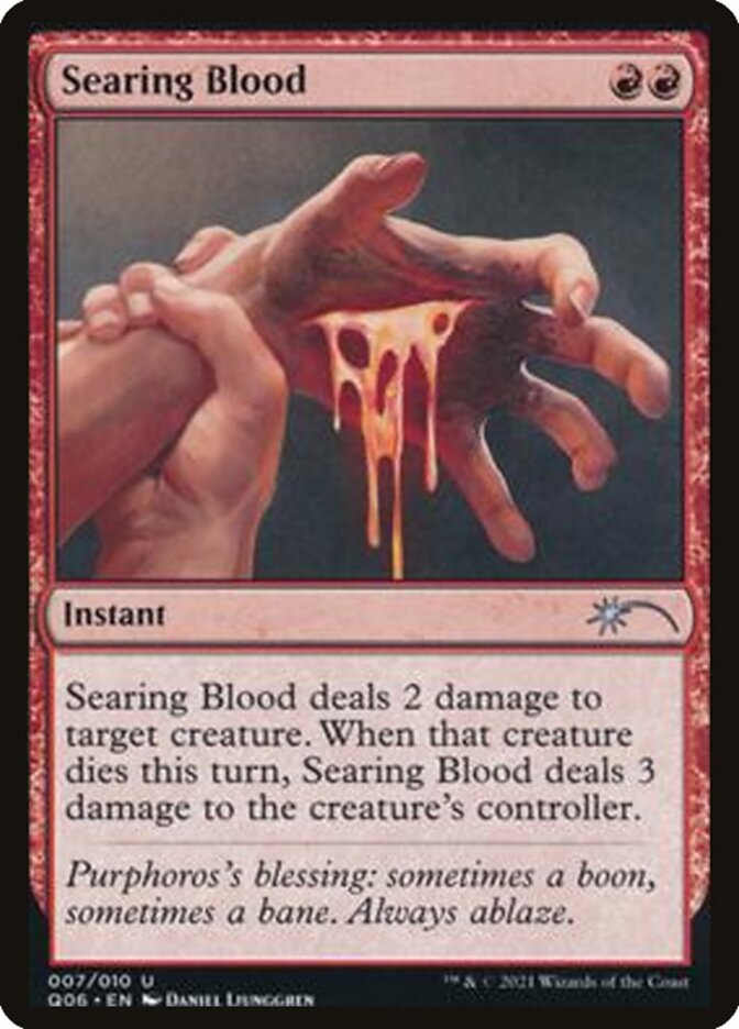 Searing Blood [Pioneer Challenger Decks 2021] | Tables and Towers