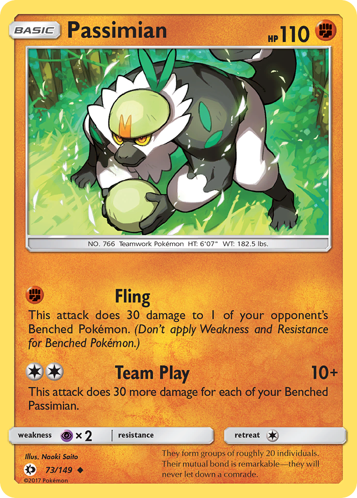 Passimian (73/149) [Sun & Moon: Base Set] | Tables and Towers