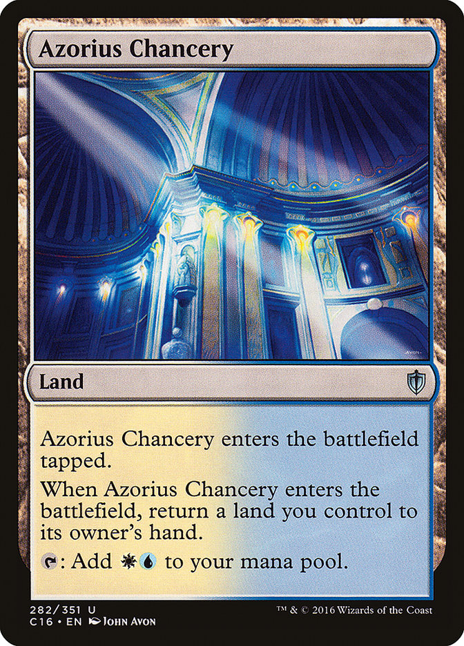 Azorius Chancery [Commander 2016] | Tables and Towers