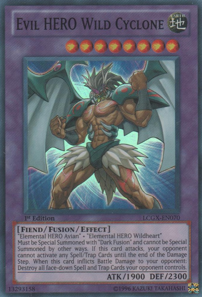 Evil HERO Wild Cyclone [LCGX-EN070] Super Rare | Tables and Towers