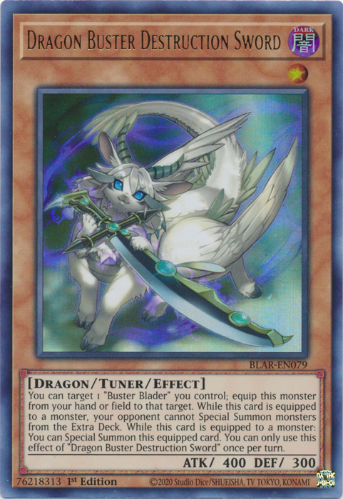 Dragon Buster Destruction Sword [BLAR-EN079] Ultra Rare | Tables and Towers