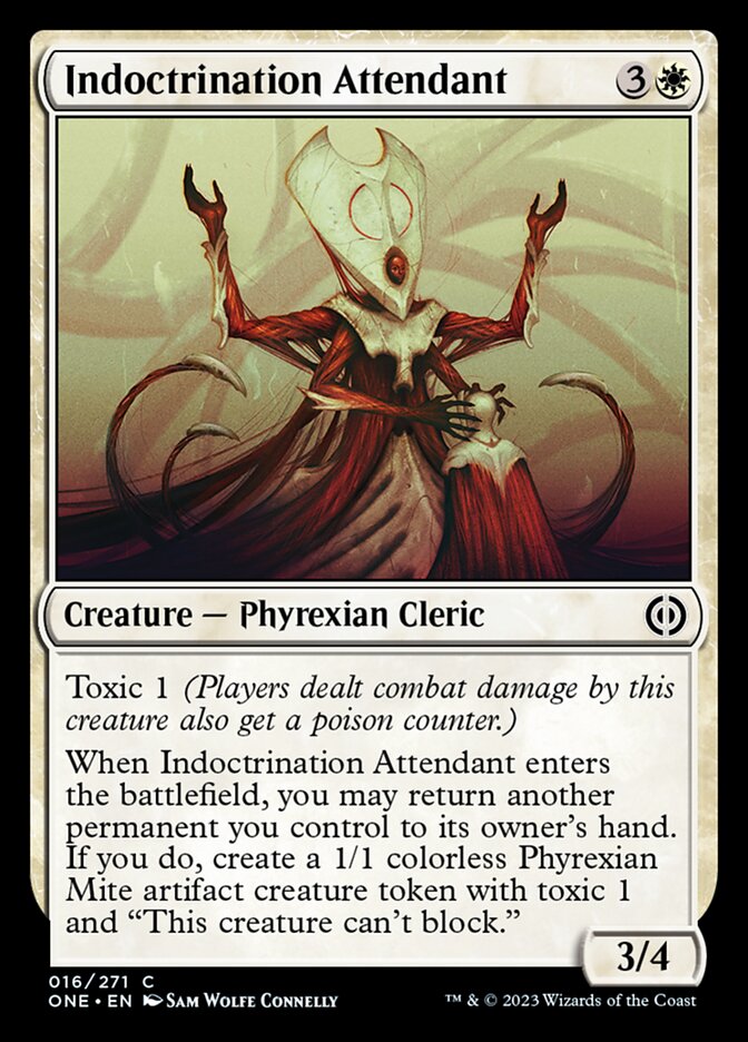 Indoctrination Attendant [Phyrexia: All Will Be One] | Tables and Towers