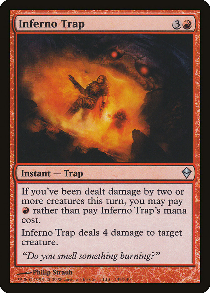 Inferno Trap [Zendikar] | Tables and Towers