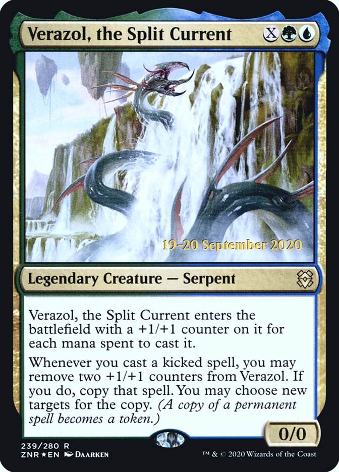 Verazol, the Split Current [Zendikar Rising Prerelease Promos] | Tables and Towers