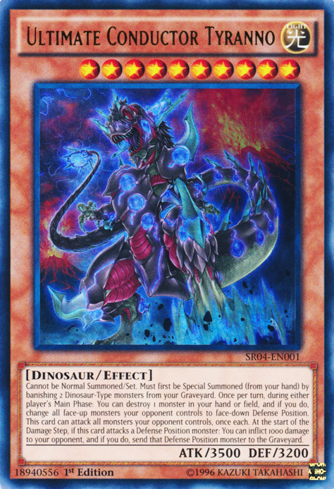 Ultimate Conductor Tyranno [SR04-EN001] Ultra Rare | Tables and Towers