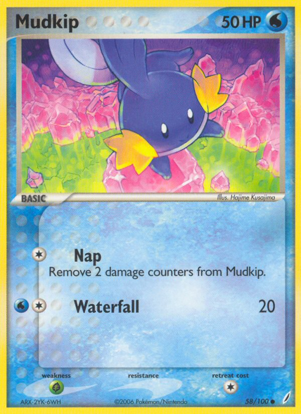 Mudkip (58/100) [EX: Crystal Guardians] | Tables and Towers