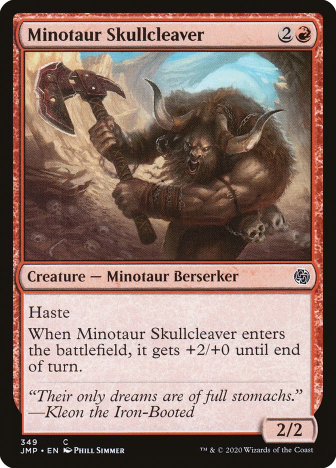 Minotaur Skullcleaver [Jumpstart] | Tables and Towers