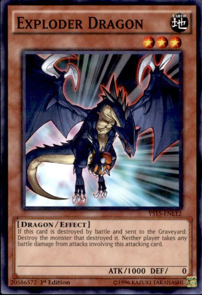 Exploder Dragon [YS15-ENL12] Shatterfoil Rare | Tables and Towers