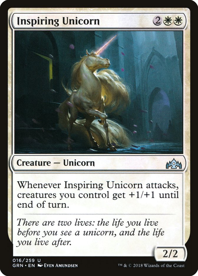 Inspiring Unicorn [Guilds of Ravnica] | Tables and Towers