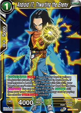 Android 17, Thwarting the Enemy (BT14-109) [Cross Spirits] | Tables and Towers