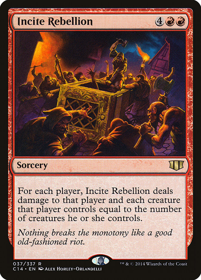 Incite Rebellion [Commander 2014] | Tables and Towers