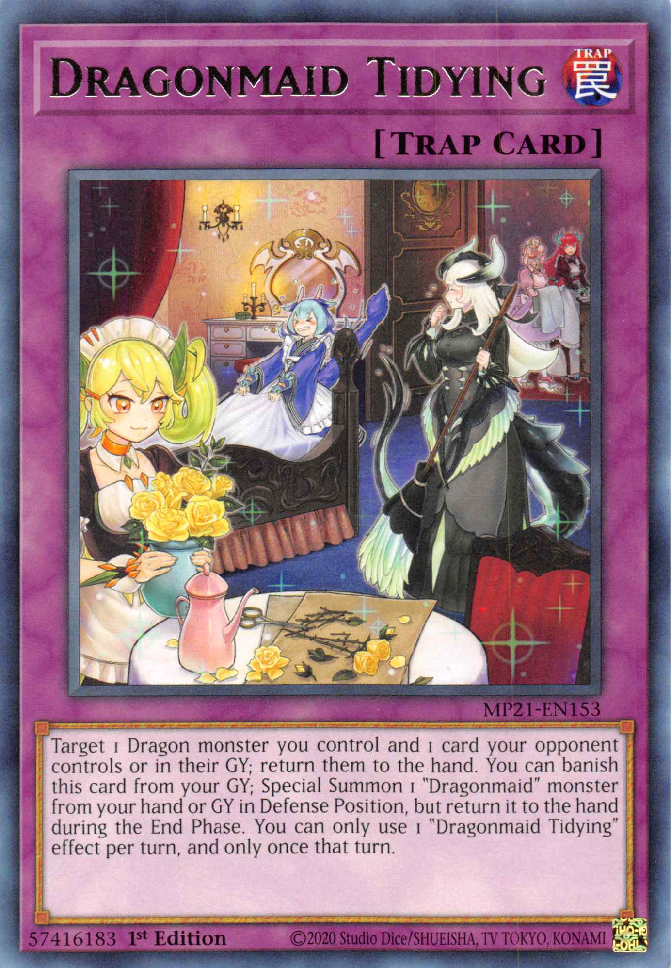 Dragonmaid Tidying [MP21-EN153] Rare | Tables and Towers