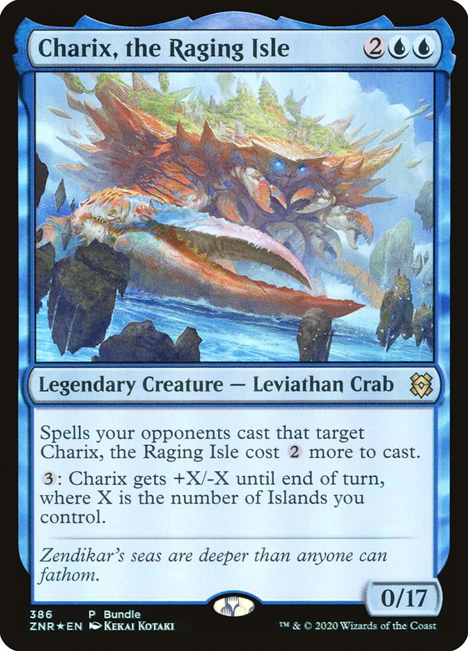 Charix, the Raging Isle (386) [Zendikar Rising Promos] | Tables and Towers