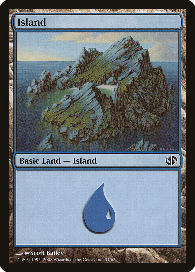 Island (31) [Duel Decks: Jace vs. Chandra] | Tables and Towers