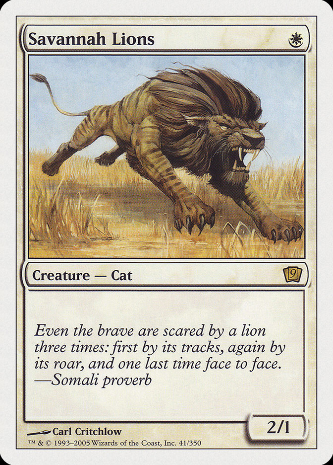 Savannah Lions [Ninth Edition] | Tables and Towers