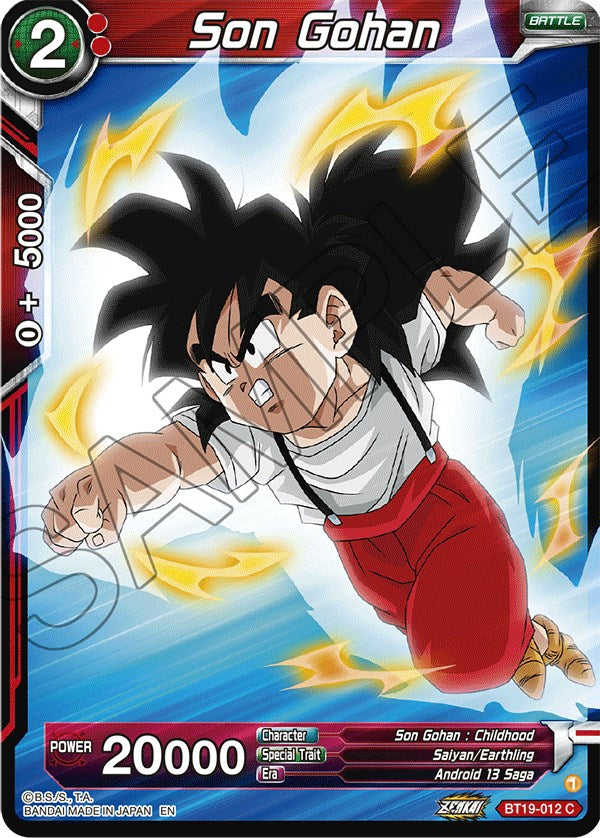 Son Gohan (BT19-012) [Fighter's Ambition] | Tables and Towers