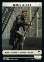 Eldrazi // Human Soldier Double-Sided Token [Streets of New Capenna Commander Tokens] | Tables and Towers