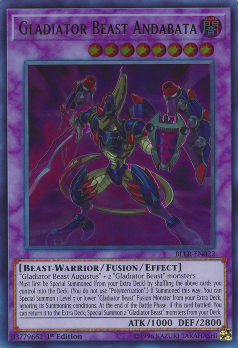 Gladiator Beast Andabata [BLLR-EN022] Ultra Rare | Tables and Towers