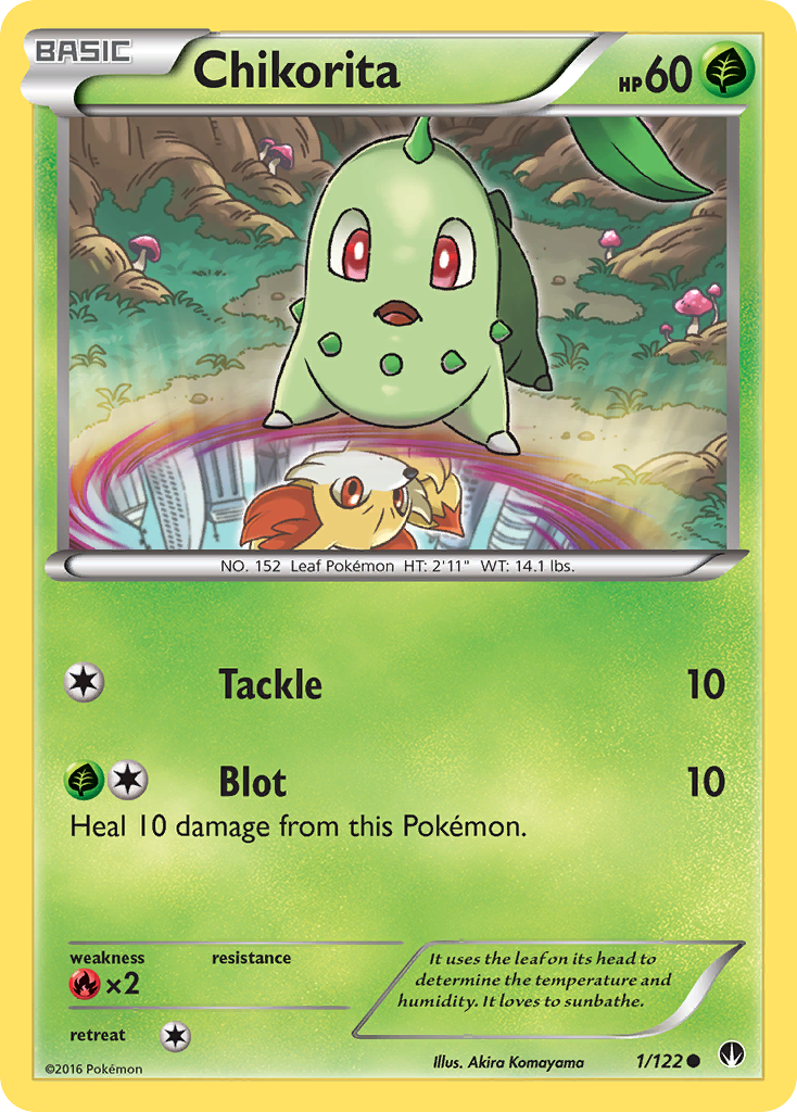 Chikorita (1/122) [XY: BREAKpoint] | Tables and Towers