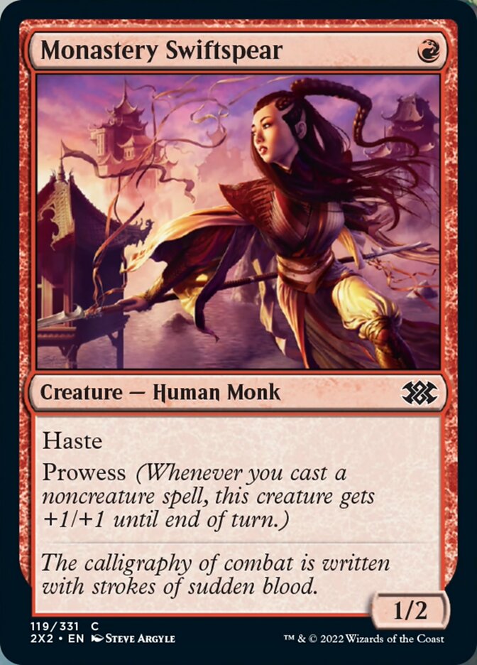 Monastery Swiftspear [Double Masters 2022] | Tables and Towers
