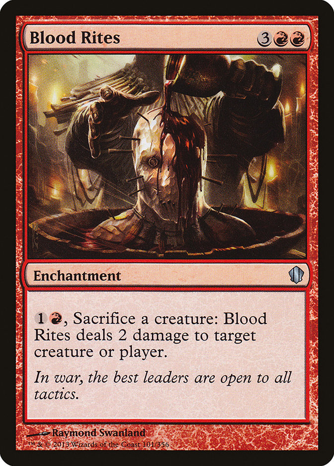 Blood Rites [Commander 2013] | Tables and Towers