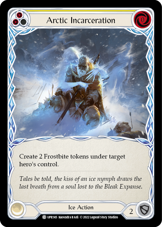 Arctic Incarceration (Yellow) [UPR145] (Uprising)  Rainbow Foil | Tables and Towers