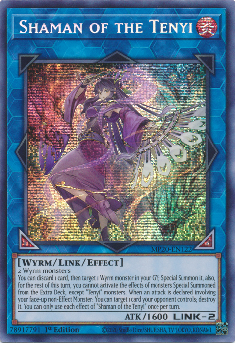 Shaman of the Tenyi [MP20-EN122] Prismatic Secret Rare | Tables and Towers