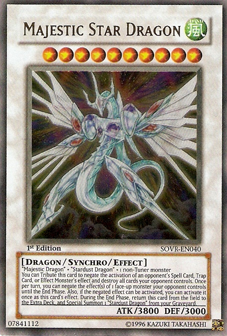 Majestic Star Dragon [SOVR-EN040] Ultra Rare | Tables and Towers