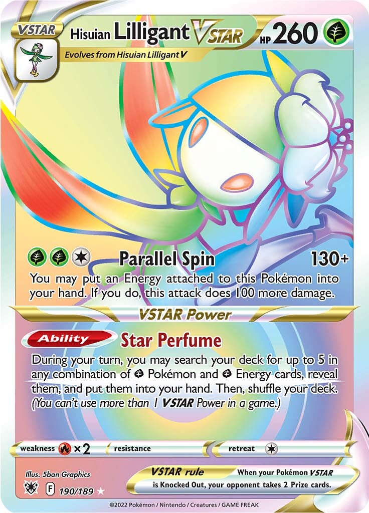 Hisuian Lilligant VSTAR (190/189) [Sword & Shield: Astral Radiance] | Tables and Towers