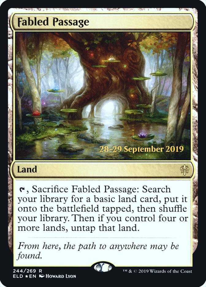 Fabled Passage [Throne of Eldraine Prerelease Promos] | Tables and Towers