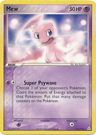 Mew (111/110) (Non Holo DVD Promo) [EX: Holon Phantoms] | Tables and Towers