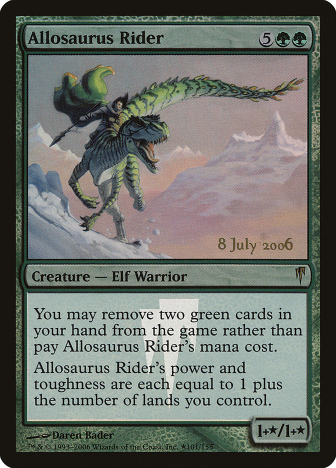 Allosaurus Rider [Coldsnap Promos] | Tables and Towers