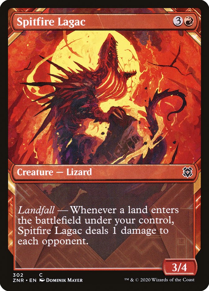 Spitfire Lagac (Showcase) [Zendikar Rising] | Tables and Towers