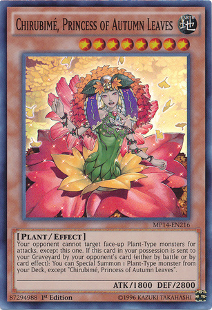 Chirubime, Princess of Autumn Leaves [MP14-EN216] Super Rare | Tables and Towers