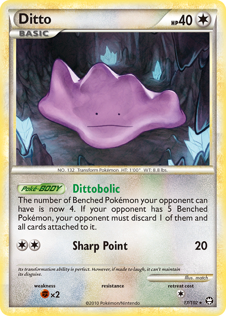 Ditto (17/102) [HeartGold & SoulSilver: Triumphant] | Tables and Towers