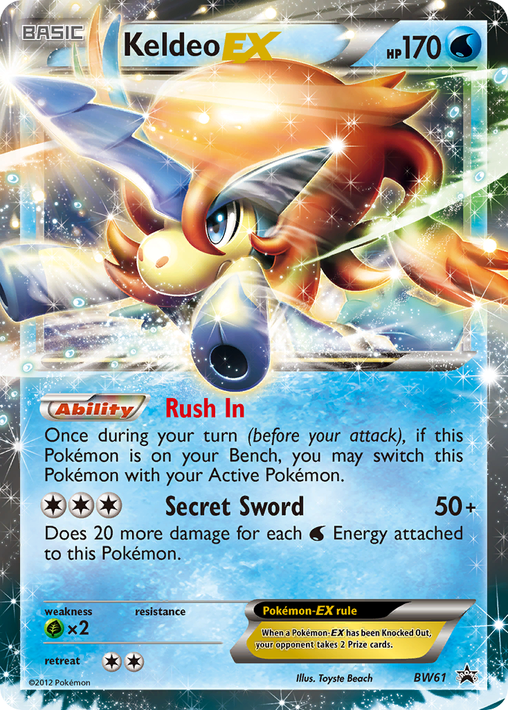 Keldeo EX (BW61) [Black & White: Black Star Promos] | Tables and Towers