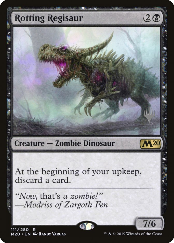 Rotting Regisaur (Promo Pack) [Core Set 2020 Promos] | Tables and Towers