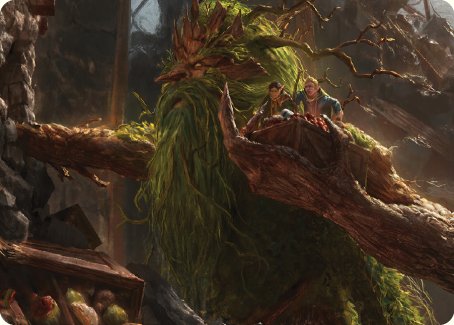 Treebeard, Gracious Host Art Card [The Lord of the Rings: Tales of Middle-earth Art Series] | Tables and Towers