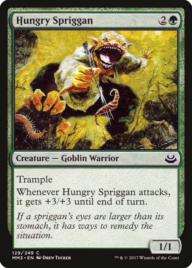 Hungry Spriggan [Modern Masters 2017] | Tables and Towers