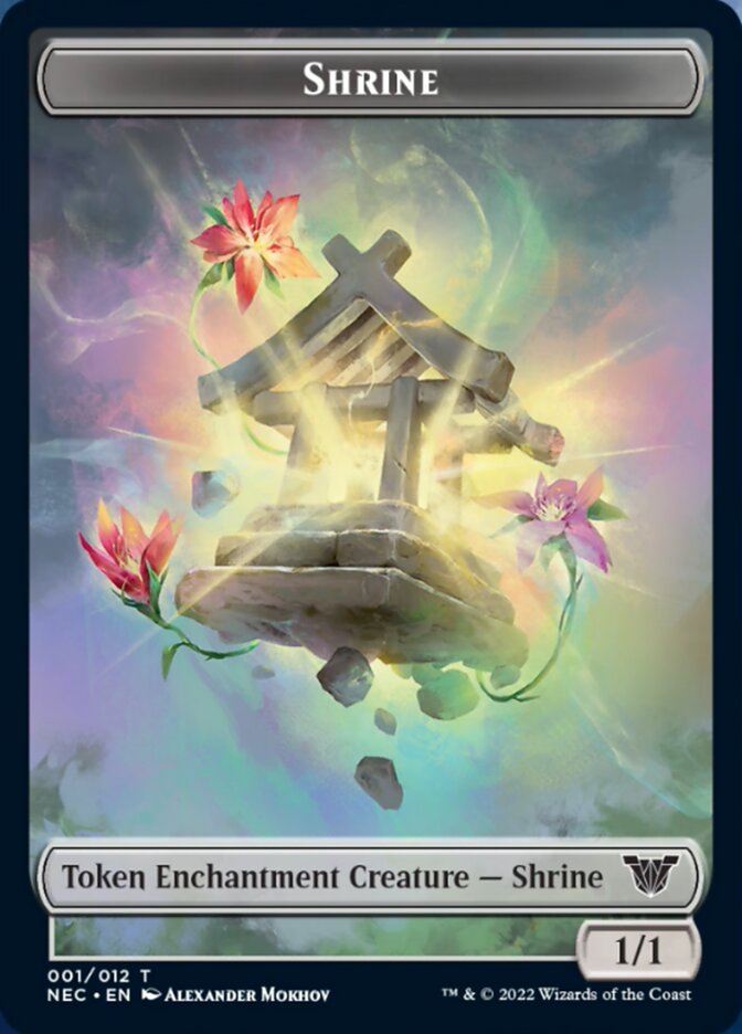 Shrine Token [Kamigawa: Neon Dynasty Commander Tokens] | Tables and Towers