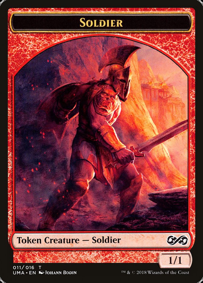 Soldier Token [Ultimate Masters Tokens] | Tables and Towers