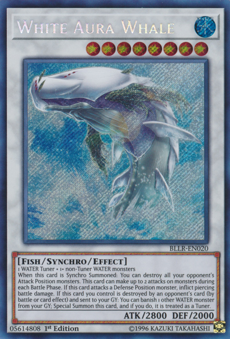 White Aura Whale [BLLR-EN020] Secret Rare | Tables and Towers