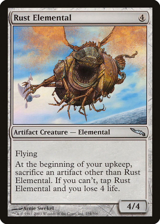 Rust Elemental [Mirrodin] | Tables and Towers