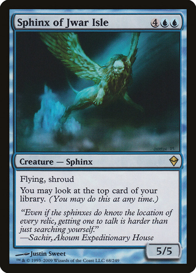 Sphinx of Jwar Isle [Zendikar] | Tables and Towers