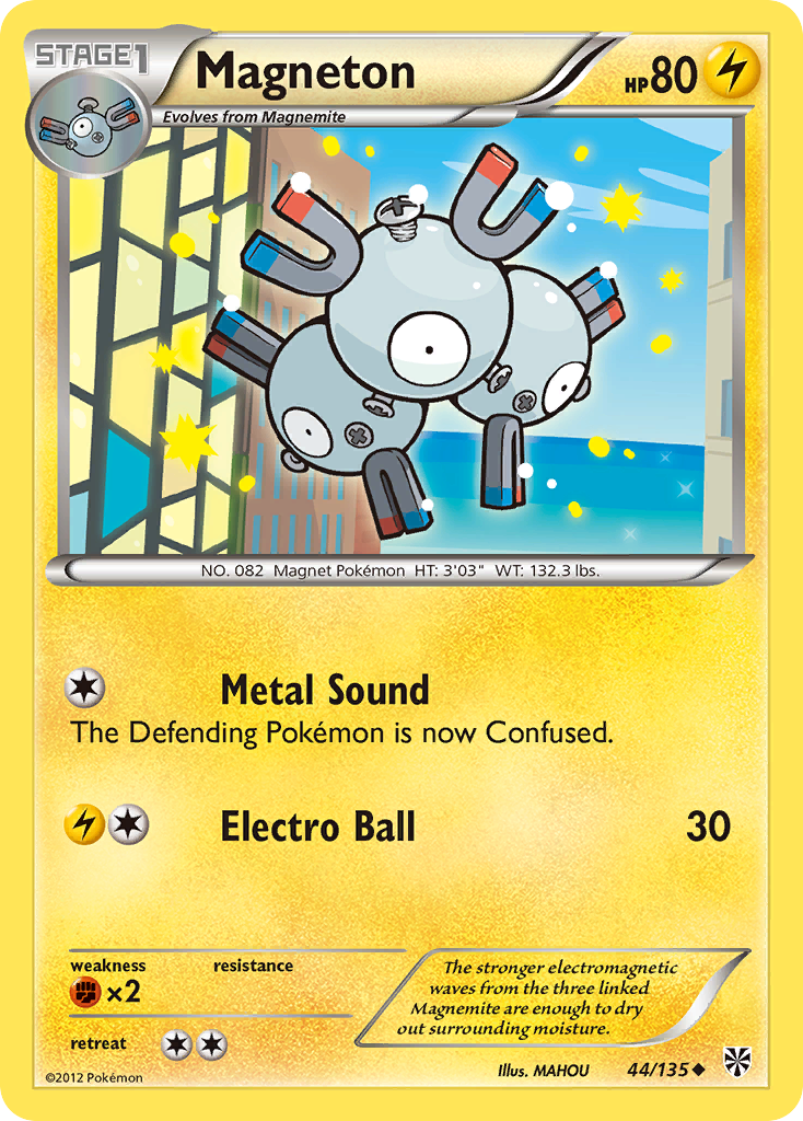 Magneton (44/135) [Black & White: Plasma Storm] | Tables and Towers