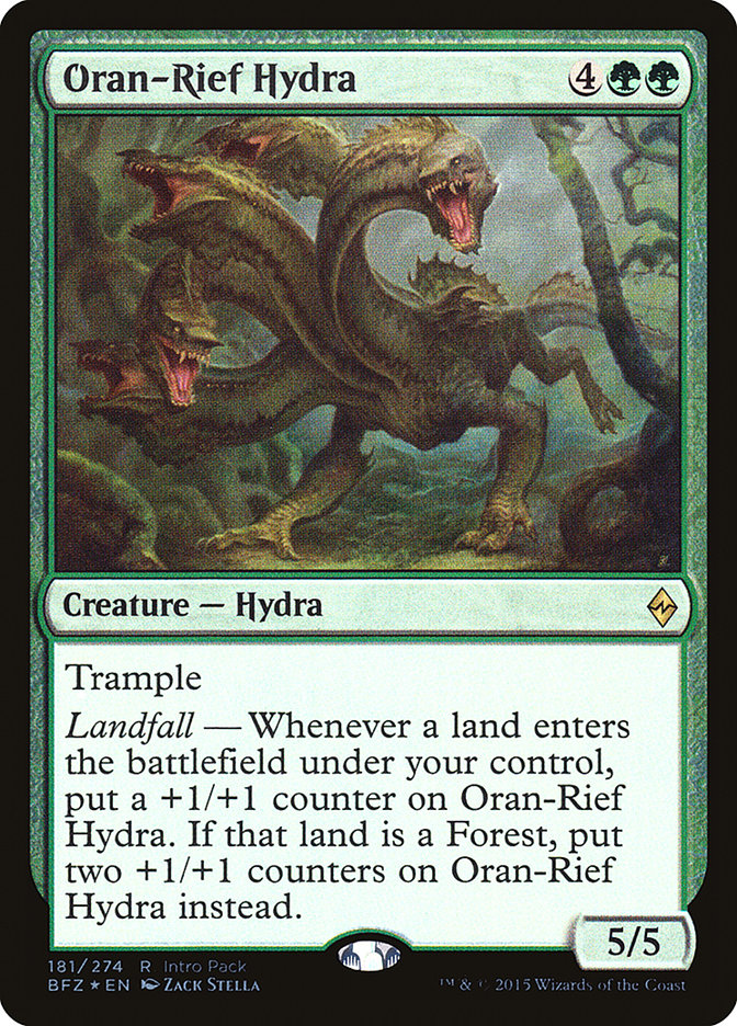 Oran-Rief Hydra (Intro Pack) [Battle for Zendikar Promos] | Tables and Towers