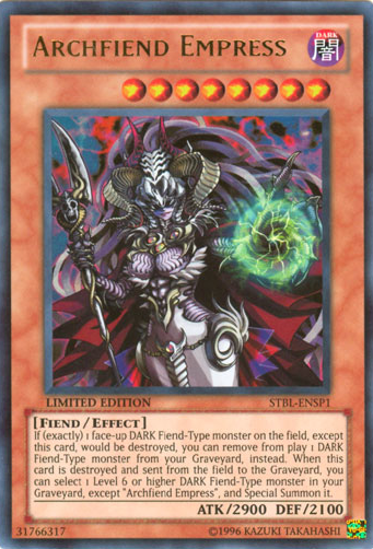 Archfiend Empress [STBL-ENSP1] Ultra Rare | Tables and Towers