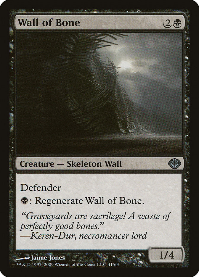 Wall of Bone [Duel Decks: Garruk vs. Liliana] | Tables and Towers